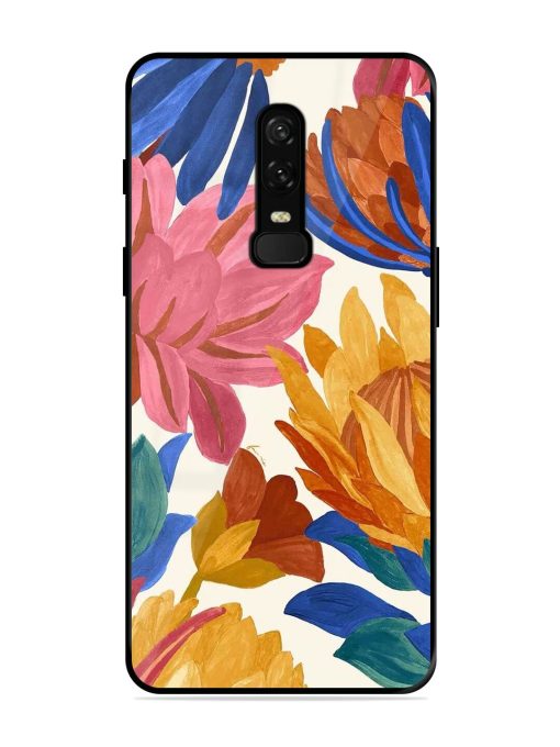 Blooming Tapestry Glossy Soft Edge Case for Oneplus 6 Chachhi