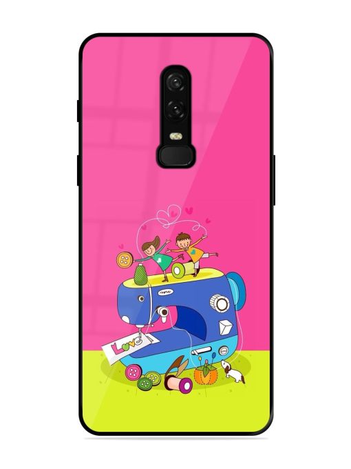 Sew Cute Glossy Soft Edge Case for Oneplus 6 Chachhi