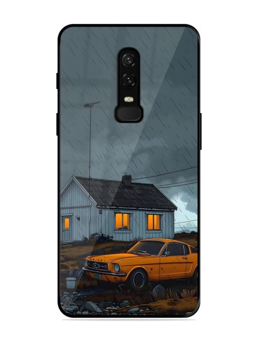 Rainy Day Retreat Glossy Soft Edge Case for Oneplus 6 Chachhi