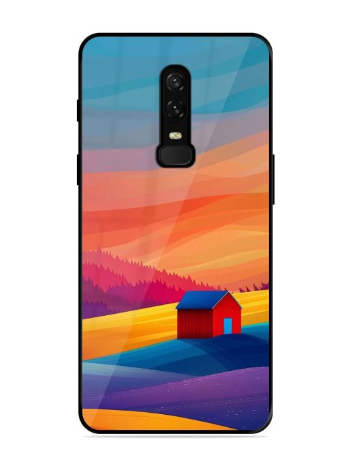 Sunset Solitude Glossy Soft Edge Case for Oneplus 6 Chachhi