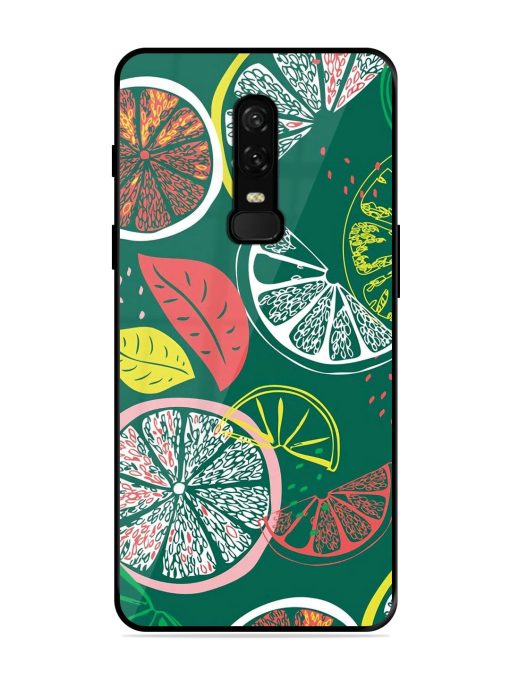 Citrus Symphony Glossy Soft Edge Case for Oneplus 6 Chachhi