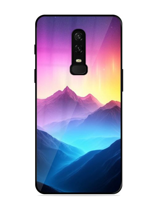 Cosmic Mountains Glossy Soft Edge Case for Oneplus 6 Chachhi