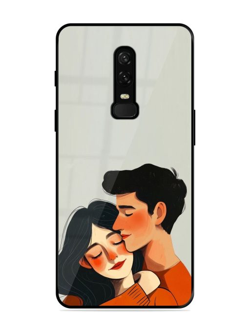 Craft Couples Glossy Soft Edge Case for Oneplus 6 Chachhi