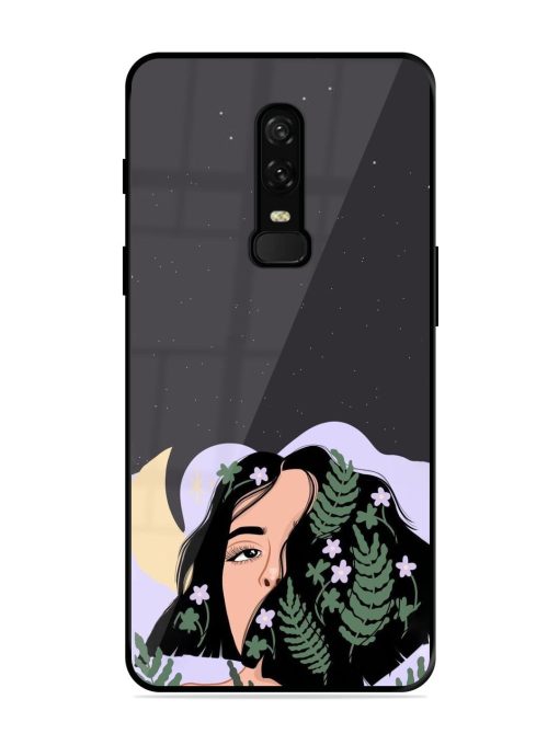 Lunar Lullaby Glossy Soft Edge Case for Oneplus 6 Chachhi