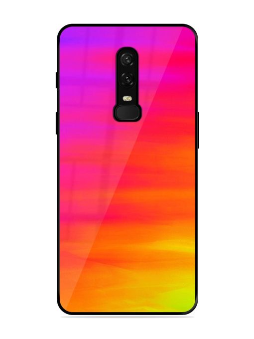 Neon Horizon Glossy Soft Edge Case for Oneplus 6 Chachhi