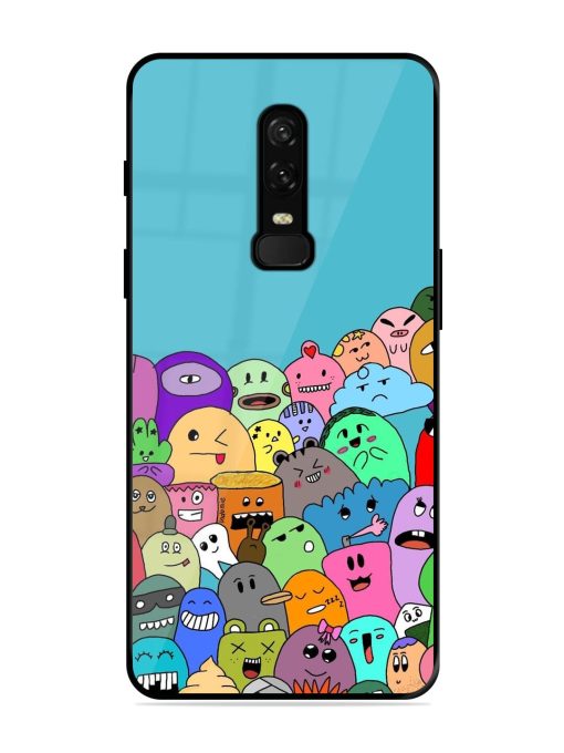 Monster Mash Glossy Soft Edge Case for Oneplus 6 Chachhi