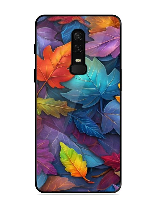 Autumn'S Embrace Glossy Soft Edge Case for Oneplus 6