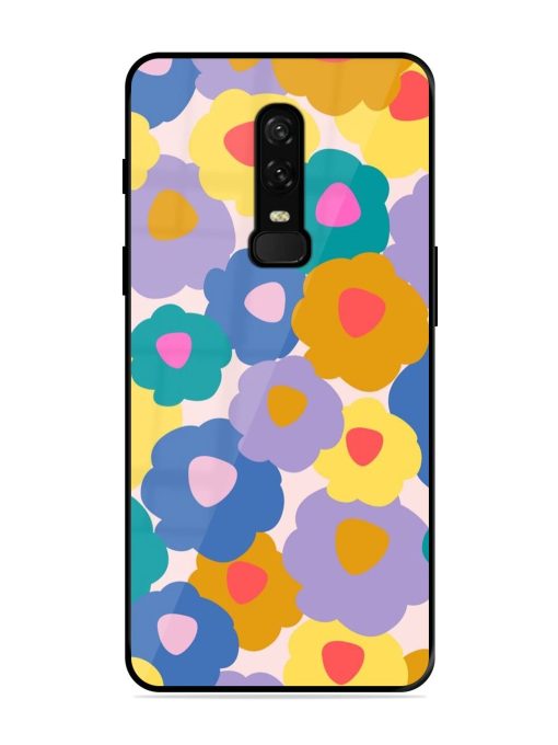 Flower Power Glossy Soft Edge Case for Oneplus 6 Chachhi