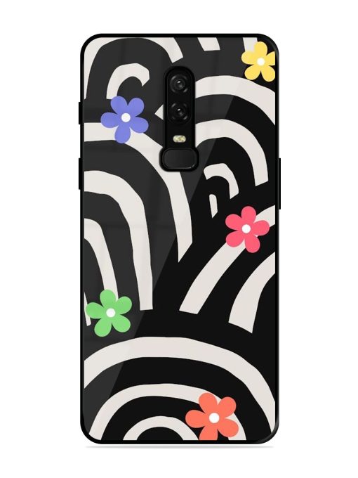 Rainbow Arcs Glossy Soft Edge Case for Oneplus 6 Chachhi