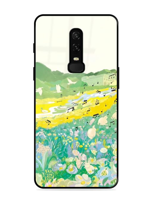 Melody In Bloom Glossy Soft Edge Case for Oneplus 6 Chachhi