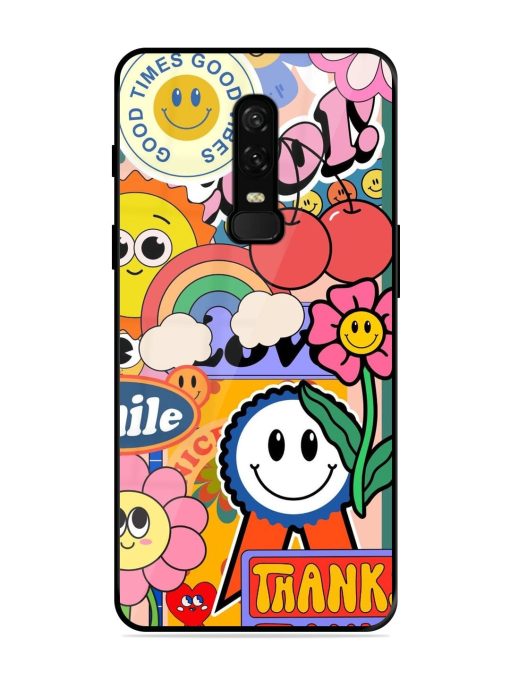 Good Times Good Vibes Glossy Soft Edge Case for Oneplus 6 Chachhi