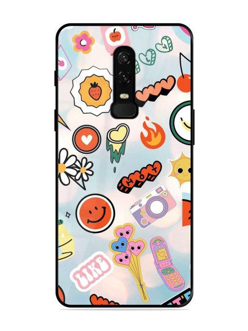 Cheerful Glossy Soft Edge Case for Oneplus 6 Chachhi