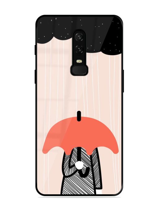 Stormy Weather, Shielded Soul Glossy Soft Edge Case for Oneplus 6 Chachhi