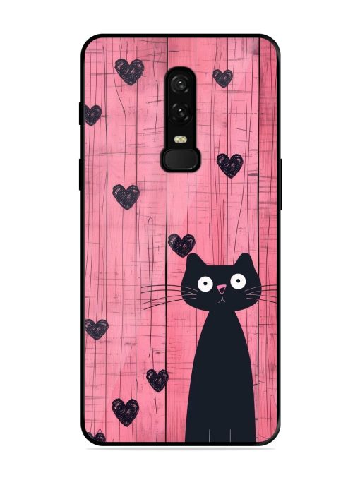 Feline Valentine'S Day Glossy Soft Edge Case for Oneplus 6 Chachhi