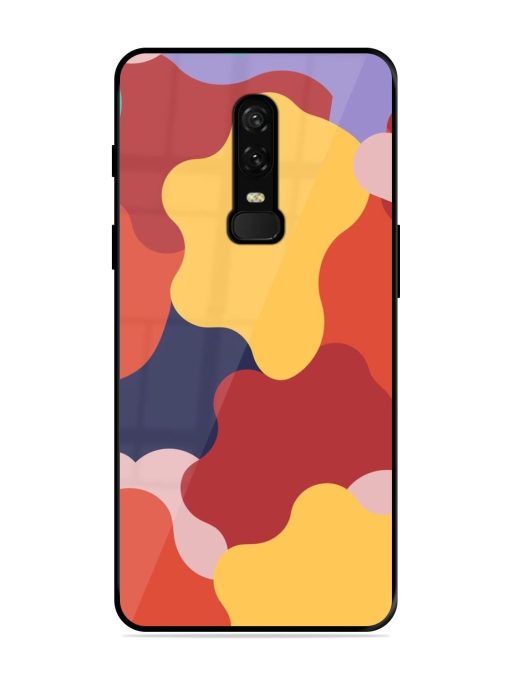 Gooey Color Chaos Glossy Soft Edge Case for Oneplus 6 Chachhi