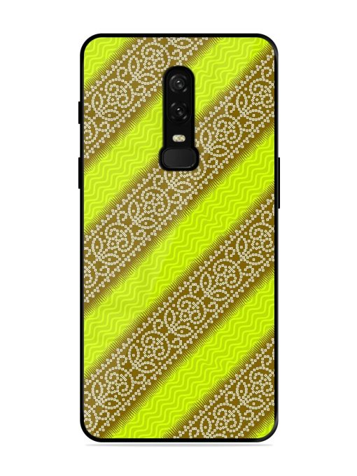 Golden Bandana Bliss Glossy Soft Edge Case for Oneplus 6 Chachhi