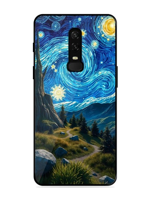 Starry Night In The Shire Glossy Soft Edge Case for Oneplus 6 Chachhi