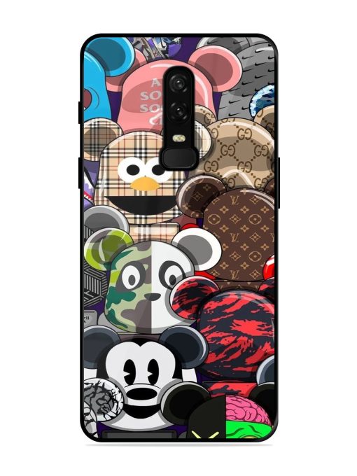 Streetwear Bearbrick Extravaganza Glossy Soft Edge Case for Oneplus 6 Chachhi