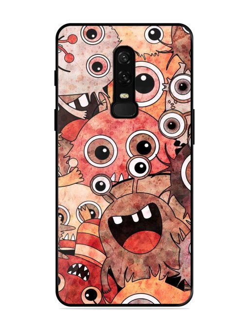 Monster Mash Glossy Soft Edge Case for Oneplus 6 Chachhi