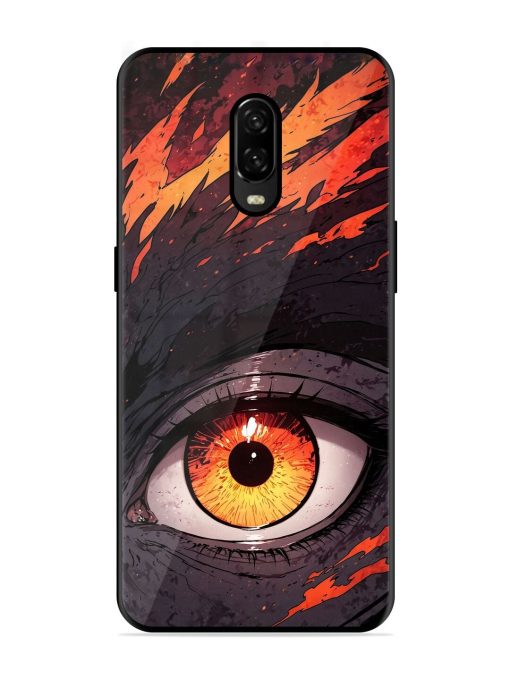 Inferno Gaze Glossy Soft Edge Case for Oneplus 6T Chachhi