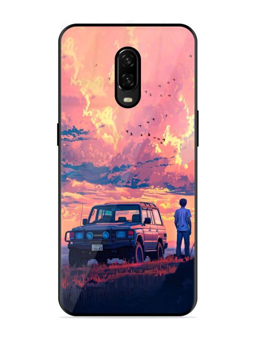 Solitude'S Horizon Glossy Soft Edge Case for Oneplus 6T Chachhi