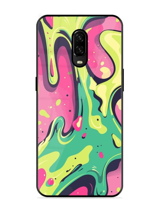 Gooey Grooves Glossy Soft Edge Case for Oneplus 6T Chachhi