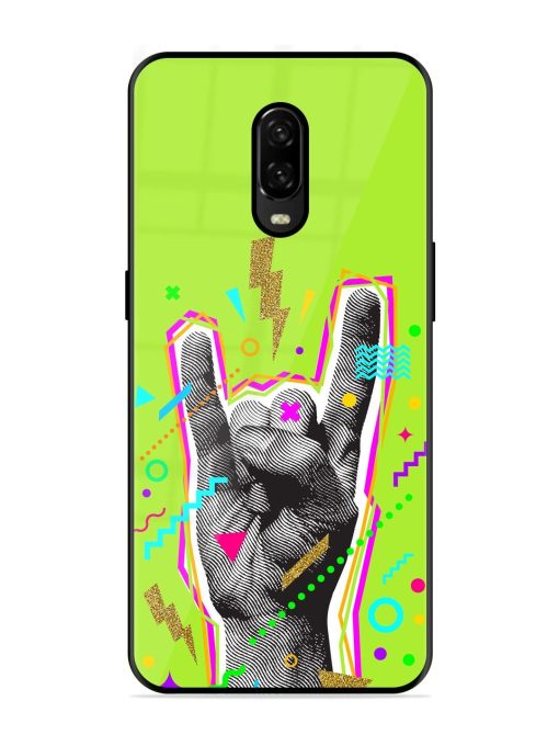 Neon Rock Glossy Soft Edge Case for Oneplus 6T Chachhi