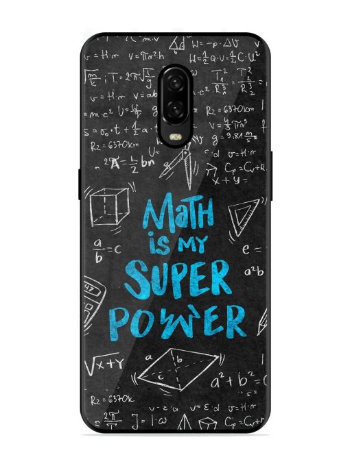 Math Magic Glossy Soft Edge Case for Oneplus 6T Chachhi