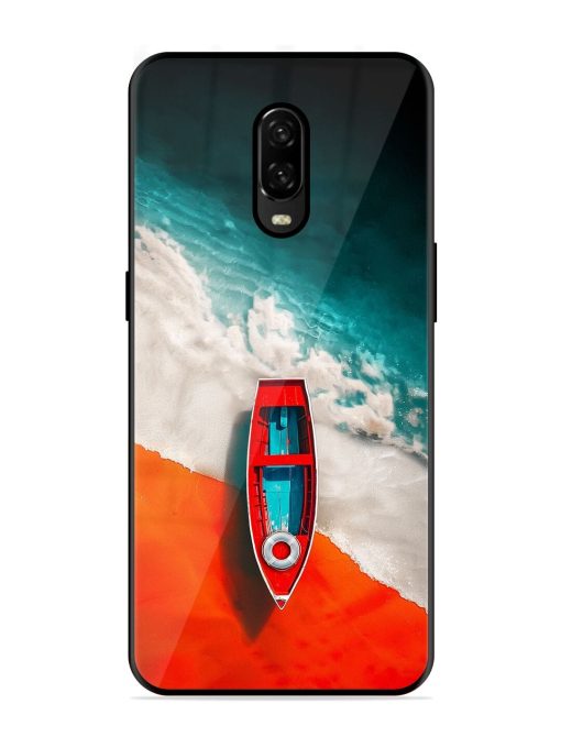 Crimson Tide Glossy Soft Edge Case for Oneplus 6T Chachhi