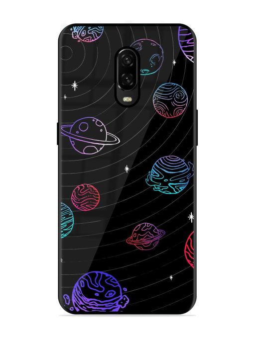 Cosmic Ballet Glossy Soft Edge Case for Oneplus 6T Chachhi