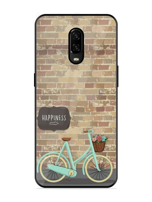 Pedaling Towards Happiness Glossy Soft Edge Case for Oneplus 6T Chachhi