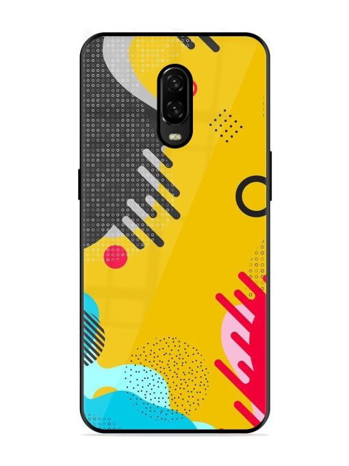 Neon Pop Glossy Soft Edge Case for Oneplus 6T Chachhi