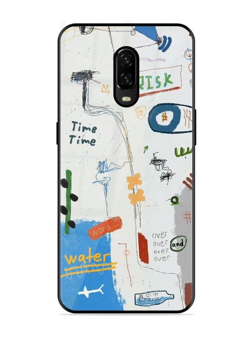 Mind Map Madness Glossy Soft Edge Case for Oneplus 6T Chachhi