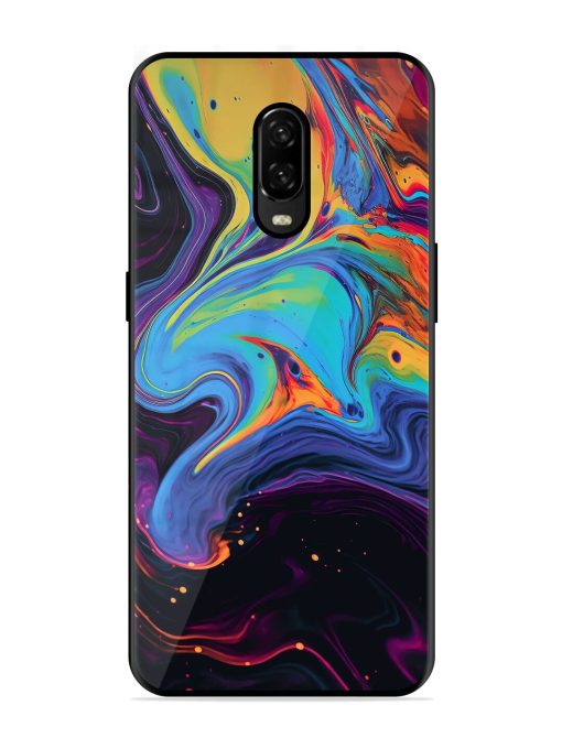 Liquid Dreamscape Glossy Soft Edge Case for Oneplus 6T Chachhi