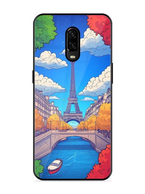 Parisian Panorama Glossy Soft Edge Case for Oneplus 6T Chachhi