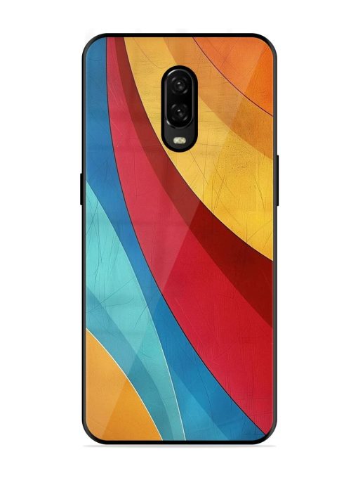 Curving Canvas Glossy Soft Edge Case for Oneplus 6T Chachhi