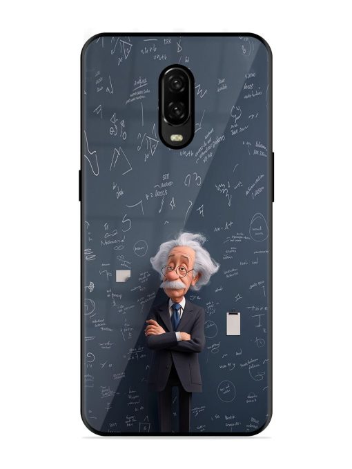 Albert Einstein Glossy Soft Edge Case for Oneplus 6T Chachhi