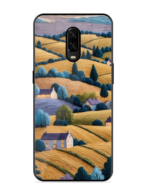 Rolling Hilltop Haven Glossy Soft Edge Case for Oneplus 6T Chachhi