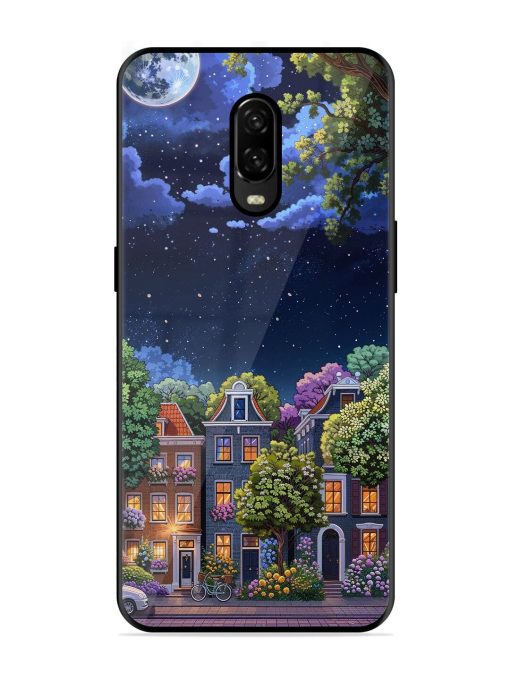 Moonlit Streets Glossy Soft Edge Case for Oneplus 6T Chachhi