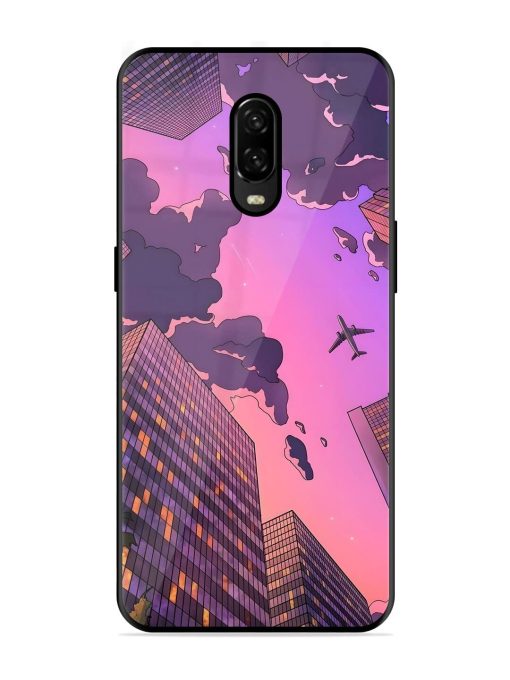 Urban Twilight Glossy Soft Edge Case for Oneplus 6T Chachhi