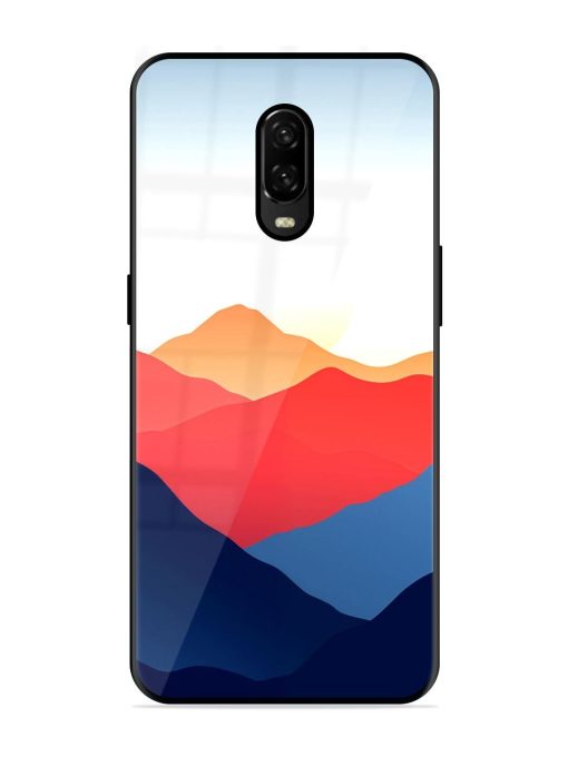 Sunset Peaks Glossy Soft Edge Case for Oneplus 6T Chachhi