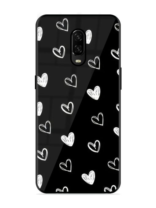 Scattered Hearts Glossy Soft Edge Case for Oneplus 6T