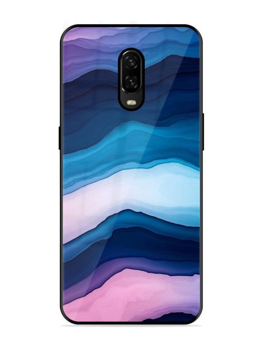 Oceanic Layers Glossy Soft Edge Case for Oneplus 6T Chachhi