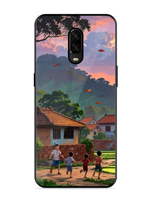 Sunset Play Glossy Soft Edge Case for Oneplus 6T