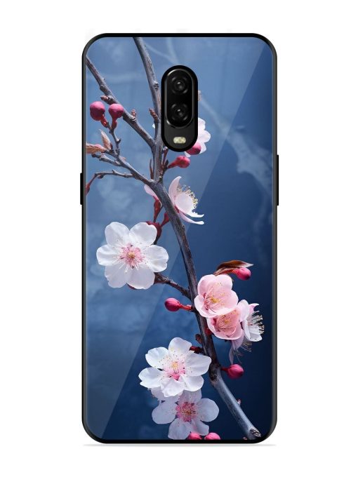 Delicate Blossoms Glossy Soft Edge Case for Oneplus 6T Chachhi