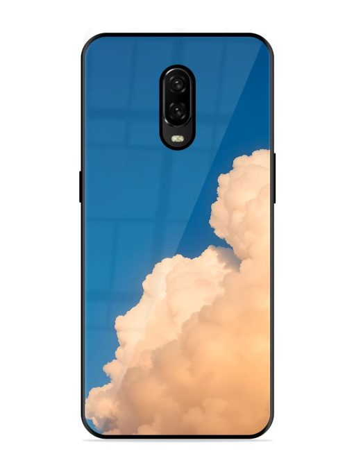 Golden Cloudscape Glossy Soft Edge Case for Oneplus 6T Chachhi