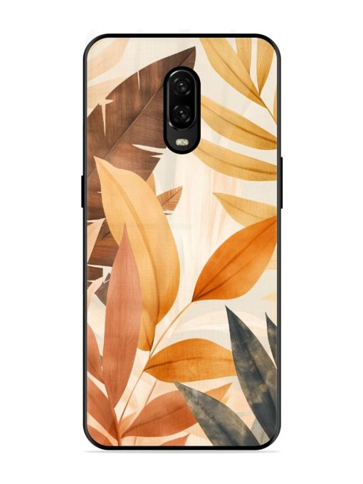 Earthy Elegance Glossy Soft Edge Case for Oneplus 6T Chachhi