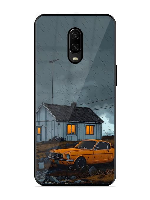 Rainy Day Retreat Glossy Soft Edge Case for Oneplus 6T Chachhi