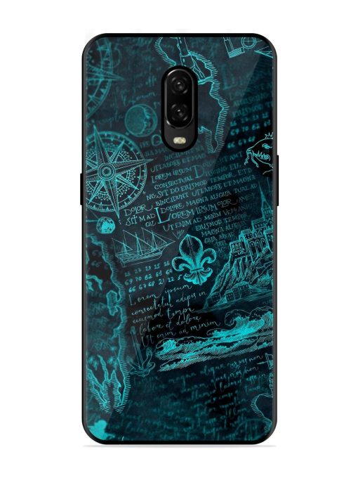 Nautical Notebook Glossy Soft Edge Case for Oneplus 6T Chachhi