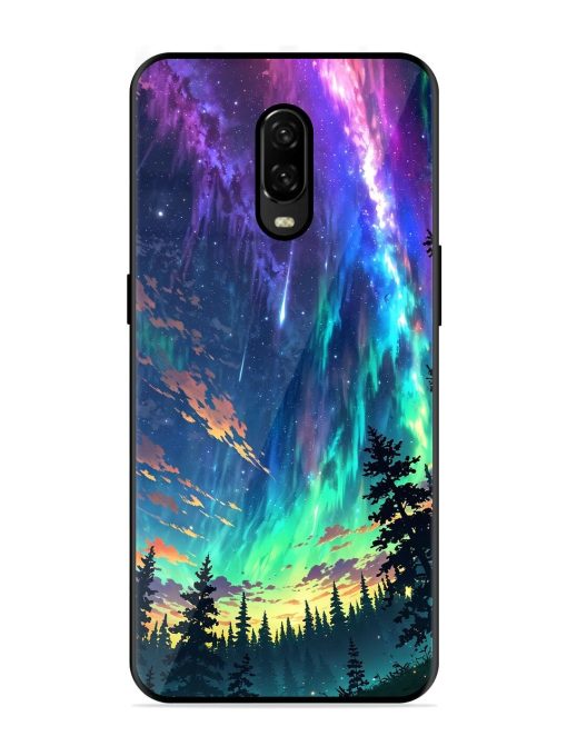 Cosmic Canvas Glossy Soft Edge Case for Oneplus 6T Chachhi